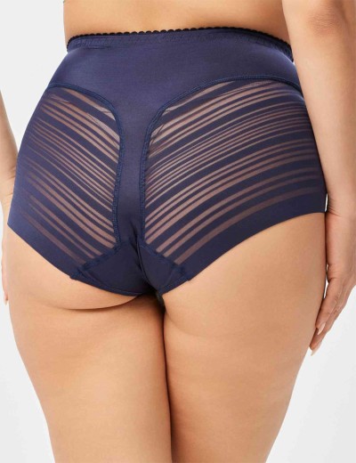 Трусы слипы высокие Elli 900 темно-синий, Цвет: темно-синий, Размеры: L, изображение 2