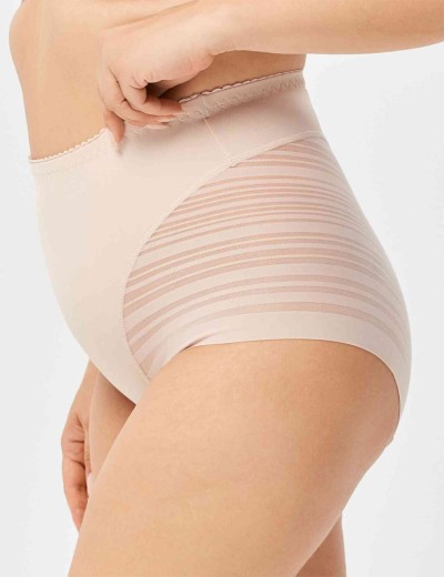 Трусы слипы высокие Elli 900 серебристый пион, Цвет: серебристый пион, Размеры: 2XL, изображение 2