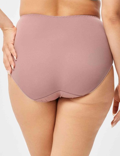 Высокие трусы слипы Elli 621 кофейно-розовый, Цвет: кофейно-розовый, Размеры: XL, изображение 2