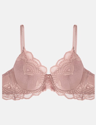 Кружевной бюстгальтер пуш-ап Esotiq SONG 41108 миндаль, Цвет: миндаль, Размеры: 70D, изображение 7
