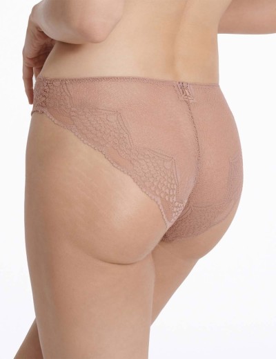 Кружевные трусики бразилиана Esotiq SONG 41110 миндаль, Цвет: миндаль, Размеры: S, изображение 2