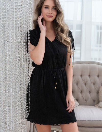 Платье-туника Mia-Amore ROXY 7377 черный, Цвет: черный, Размеры: S/M, изображение 4