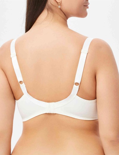 Бюстгальтер балконет тюльпан Milavitsa 124950 приглушенно-белый, Цвет: приглушенно-белый, Размеры: 85C, изображение 2