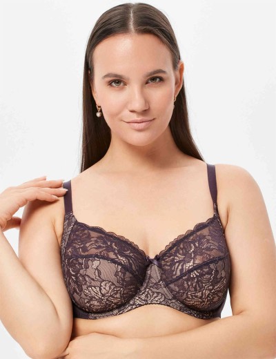 Бюстгальтер мягкий с подкроем Milavitsa 124960 джем/нюд, Цвет: джем/нюд, Размеры: 80E, изображение 4