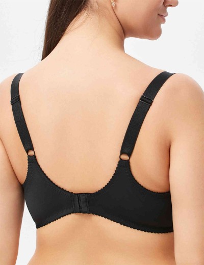 Бюстгальтер с мягкой чашкой Milavitsa 127503 черный с нюдом, Цвет: черный с нюдом, Размеры: 80D, изображение 2