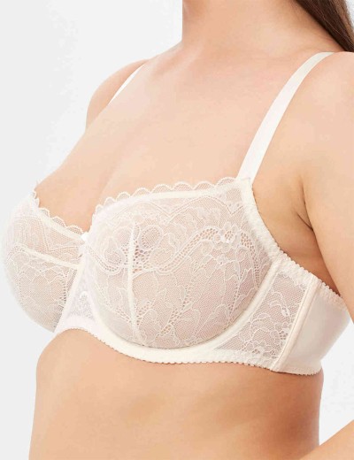 Мягкий кружевной бюстгальтер Milavitsa 129000 пастель, Цвет: пастель, Размеры: 75C, изображение 3