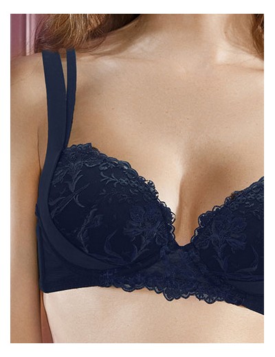 Бюстгальтер с формованной чашкой Mioocchi EVELIN 8121 blu, Цвет: blu (синий), Размеры: 85C, изображение 4