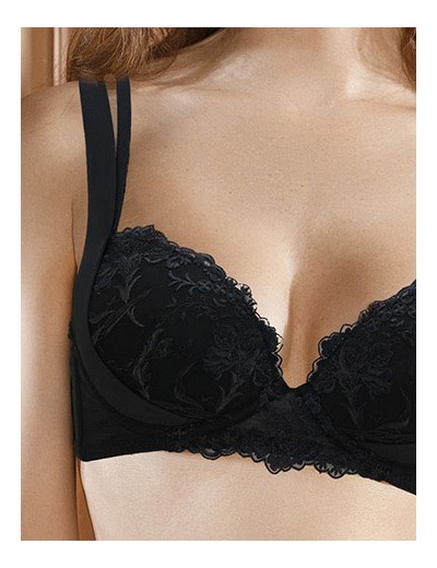 Бюстгальтер с формованной чашкой Mioocchi EVELIN 8121 nero, Цвет: nero (черный), Размеры: 85C, изображение 3