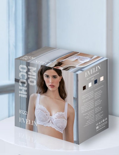 Бюстгальтер с мягкой чашкой Mioocchi EVELIN 8122 nero, Цвет: nero (черный), Размеры: 80B, изображение 5