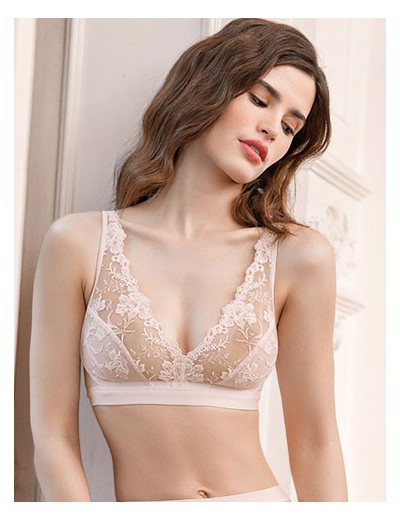 Кружевной бралетт без косточек Mioocchi EVELIN 8124 cipria, Цвет: cipria (пудровый), Размеры: 80C, изображение 3