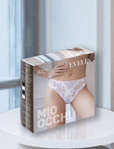 Трусики бразилиана Mioocchi EVELIN 8221 nero, Цвет: nero (черный), Размеры: L, изображение 4
