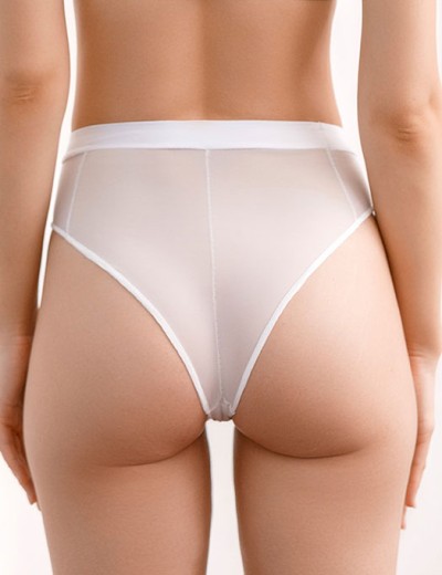 Завышенные трусики бразилиана Mioocchi EVELIN 8222 bianco, Цвет: bianco (белый), Размеры: S, изображение 2