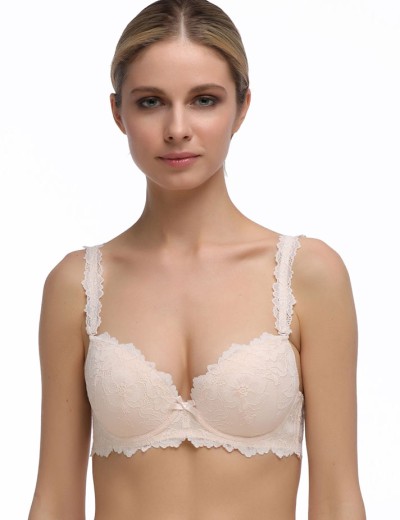 Бюстгальтер балконет Mioocchi VIVIAN 7581 cipria, Цвет: cipria (пудровый), Размеры: 75B, изображение 3