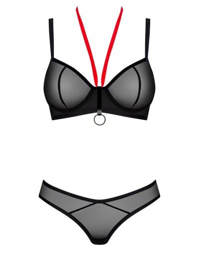 Сексуальный комплект Obsessive GLANDEZ SET, Цвет: черный, Размеры: XL/2XL, изображение 3