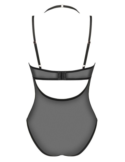 Соблазнительное боди Obsessive SELINNE TEDDY, Цвет: черный, Размеры: 2XL/3XL, изображение 4