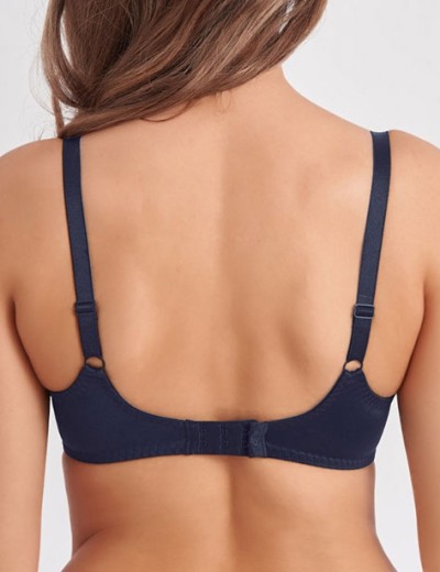 Бюстгальтер мягкий VOVA LAURA V32513 темно-синий, Цвет: темно-синий, Размеры: 75F, изображение 2