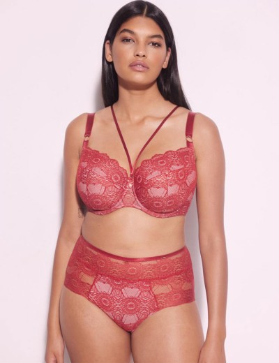 Высокие кружевные трусы Alles BOHEMIAN VIBE classic терракотовый, Цвет: терракотовый, Размеры: M, изображение 3