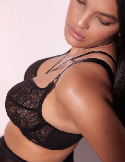 Бюстгальтер кружевной мягкий Alles CHIARA M черный, Цвет: черный, Размеры: 70K, изображение 4