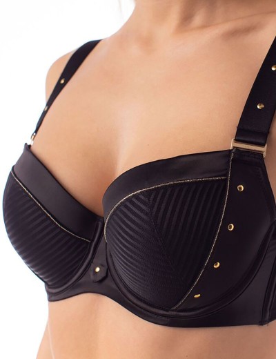 Формованный бюстгальтер балконет Coquette Revue ELIXIR 54112-06, Цвет: черный, Размеры: 90D, изображение 5