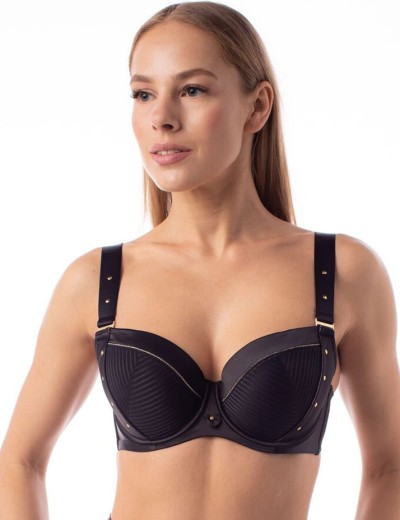 Формованный бюстгальтер балконет Coquette Revue ELIXIR 54112-06, Цвет: черный, Размеры: 90D, изображение 3
