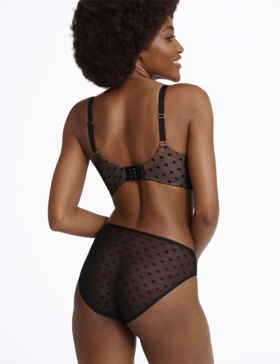 Трусики в горошек Esotiq 40923 IZZIE черный, Цвет: черный, Размеры: S, изображение 4