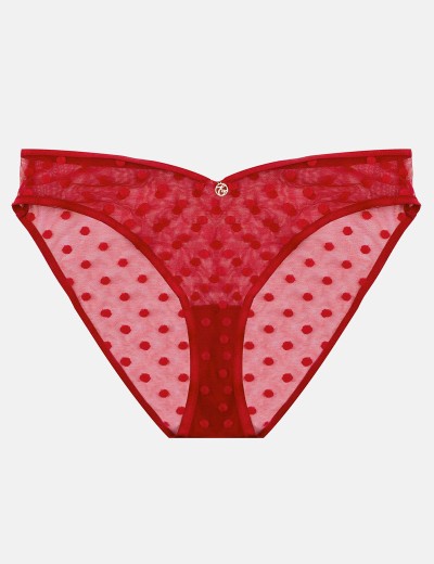 Трусики в горошек Esotiq 40923 IZZIE красный, Цвет: красный, Размеры: S, изображение 5