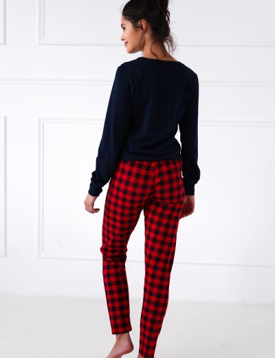 Утепленная пижама с брюками Sensis BONNIE, Цвет: темно-синий, Размеры: M, изображение 3