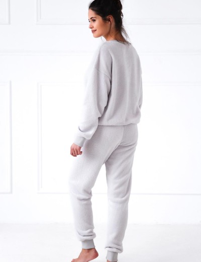 Женская теплая пижама Sensis GRACIANA, Цвет: серый, Размеры: M, изображение 4