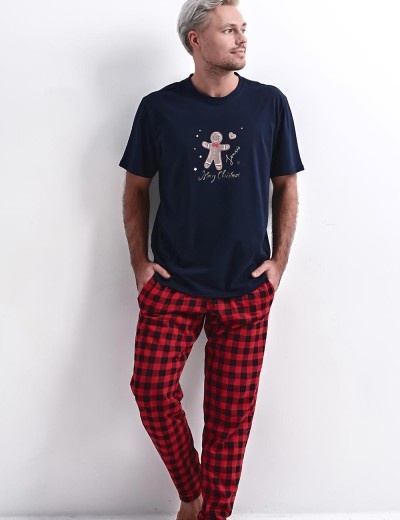Мужская пижама Sensis MATT, Цвет: темно-синий, Размеры: M, изображение 2