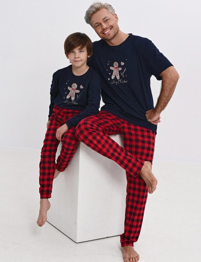 Детская пижама Sensis MATT KIDS, Цвет: темно-синий, Размеры: 122-128, изображение 2