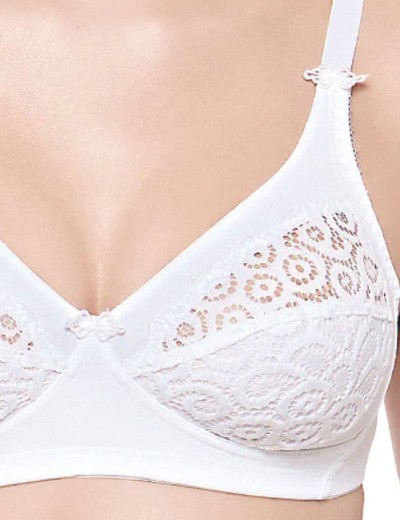 Мягкий бюстгальтер без косточек Sollievo PIUMA bianco, Цвет: bianco (белый), Размеры: 75B, изображение 4