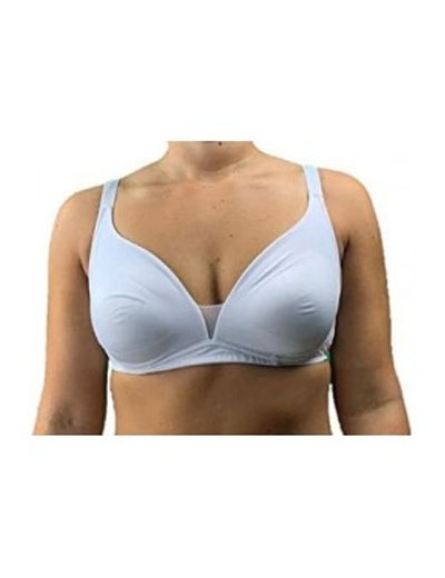 Бюстгальтер-триангул без косточек Sollievo S5 bianco, Цвет: bianco (белый), Размеры: 80C, изображение 5