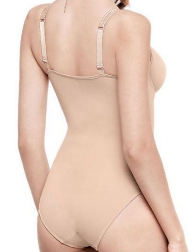 Моделирующее боди с мягкой чашкой Sollievo SARA skin, Цвет: skin (телесный), Размеры: 85C, изображение 3