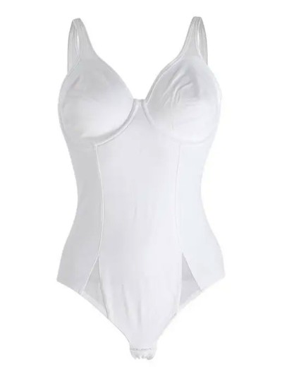 Моделирующее боди с мягкой чашкой Sollievo SARA bianco, Цвет: bianco (белый), Размеры: 85C, изображение 4