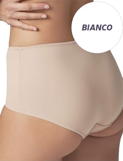 Трусы слипы высокие Sollievo SIBILLA bianco, Цвет: bianco (белый), Размеры: S, изображение 2