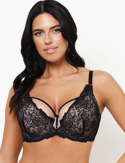 Бюстгальтер с поддержкой Subtille NELLY semi-padded, Цвет: черный+телесный, Размеры: 65H, изображение 3