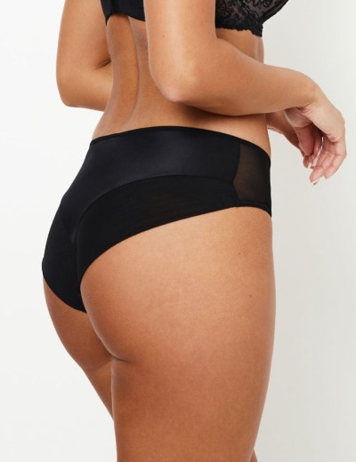 Трусики бразилиана Subtille NELLY brazilian, Цвет: черный+телесный, Размеры: M, изображение 2
