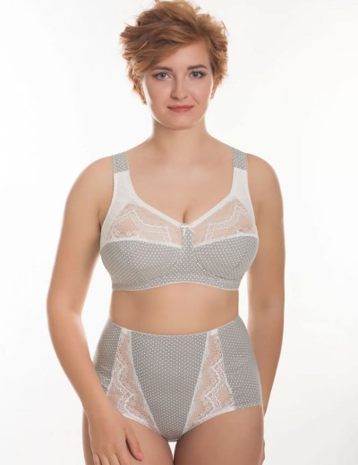 Высокие хлопковые трусы Valmira 2918/G молочная графика, Цвет: молочная графика, Размеры: M, изображение 2