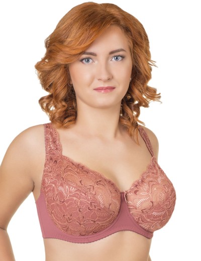 Бюстгальтер полумягкий кружевной Valmira 1109-1109/B золотая роза, Цвет: золотая роза, Размеры: 80D, изображение 3