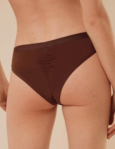 Трусы бразилиана Ysabel Mora 10122 BASIC шоколадный, Цвет: шоколадный, Размеры: S, изображение 2