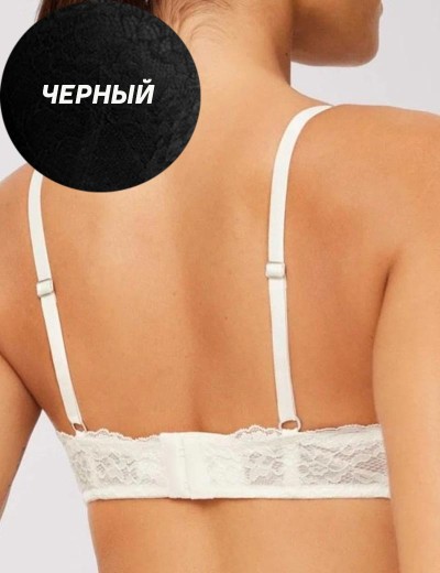 Кружевной бюстгальтер пуш-ап Ysabel Mora 10133 BASIC LACE черный, Цвет: черный, Размеры: 70B, изображение 2