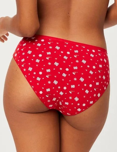 Новогодние трусы слипы Ysabel Mora 19524 CHRISTMAS, Цвет: красный, Размеры: S, изображение 2