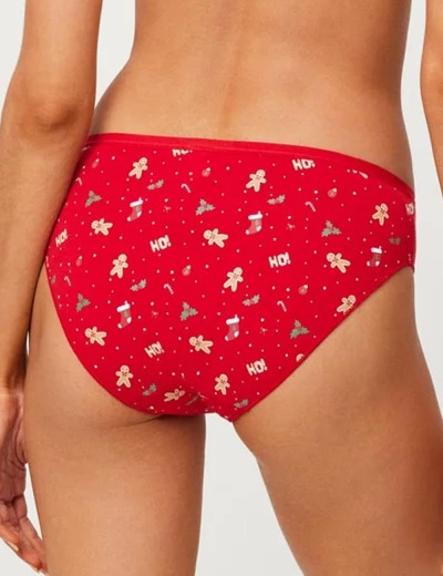 Новогодние трусы слип-миди Ysabel Mora 19526 CHRISTMAS, Цвет: красный, Размеры: XL, изображение 2