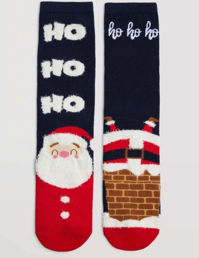 Носки мужские 2 пары Ysabel Mora 22893 темно-синий + красный, Цвет: темно-синий + красны, Размеры: 41/46, изображение 3