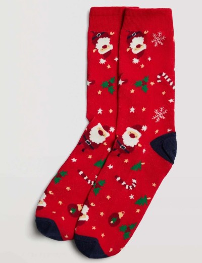 Носки мужские 2 пары Ysabel Mora 22893 темно-синий + красный, Цвет: темно-синий + красны, Размеры: 41/46, изображение 4