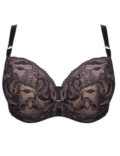 Бюстгальтер полупоролон Alles FROZEN PU black, Цвет: черный, Размеры: 65I, изображение 8