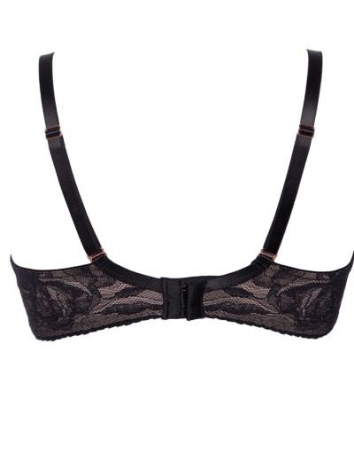 Бюстгальтер балконет пуш-ап Alles FROZEN 01 P-UP black, Цвет: черный, Размеры: 65G, изображение 9