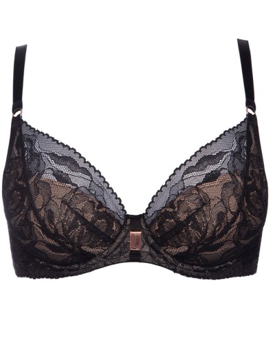 Бюстгальтер пуш-ап Alles FROZEN P-UP black, Цвет: черный, Размеры: 60E, изображение 8