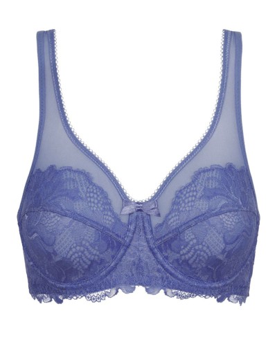 Бюстгальтер мягкий Dim GENEROUS ESSENTIEL 08H4 фиолетовый/бабочка, Цвет: фиолетовый/бабочка, Размеры: 70C, изображение 6