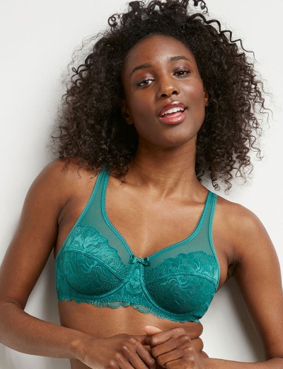 Бюстгальтер мягкий Dim GENEROUS ESSENTIEL 08H4 зеленый, Цвет: зеленый, Размеры: 80D, изображение 3